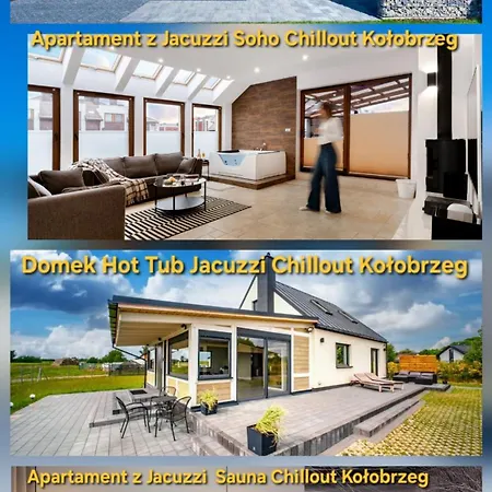 Hébergement de vacances Domek Z Balia Jacuzzi Escape Kolobrzeg